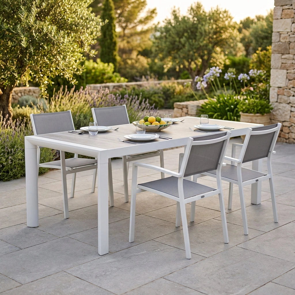 Tavolo da Giardino piano in Ceramica cm 195x90 - EMMET