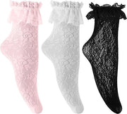 Ruches Calze Singole Donna - 3 Paia Coda Di Cavallo Cappuccio Bambina Scuola Abito