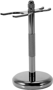 Supporto per Rasoio e Spazzola - 4 Tipi Attrezzo da Barba in Lega - Supporto alla Moda per spazzole da Barba di Sicurezza - Supporto per spazzole per Telaio a cremagliera - Design Moderno