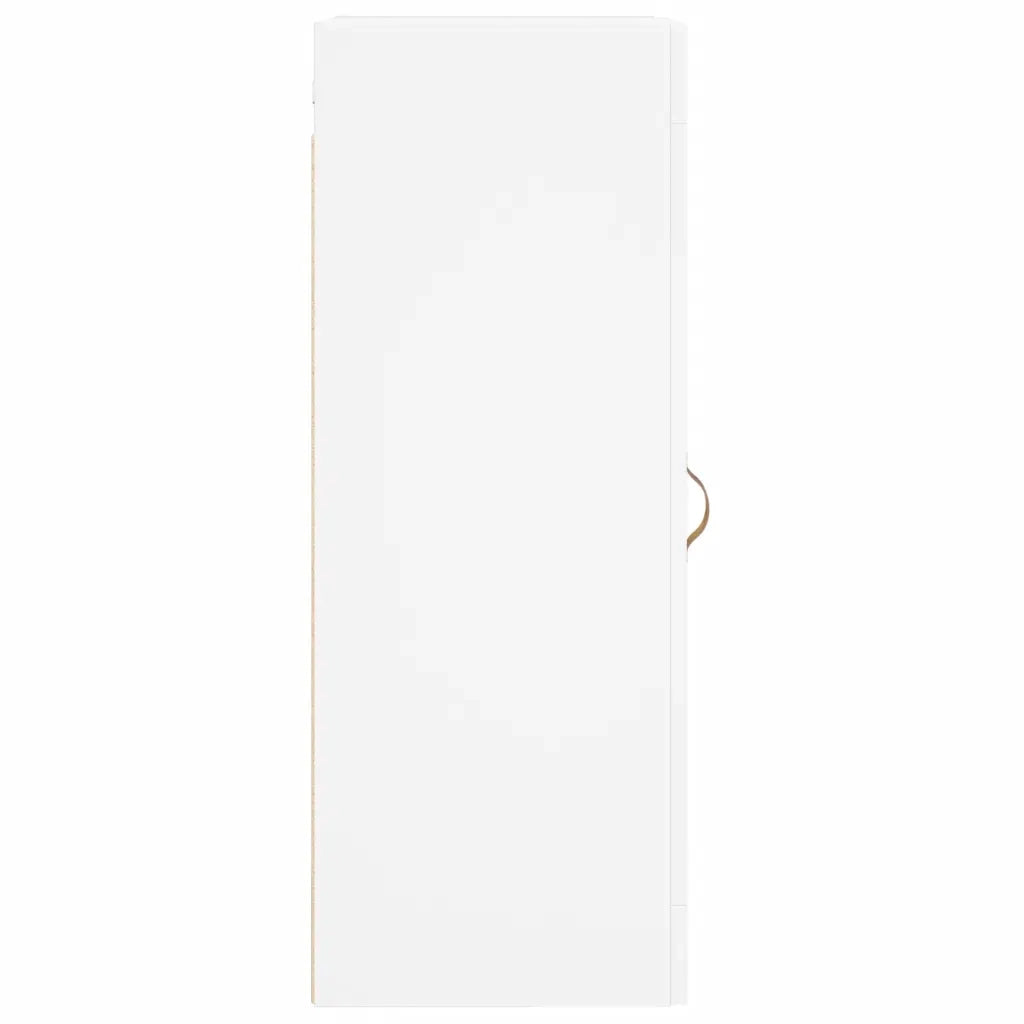 Mobile a Parete Bianco 34,5x34x90 cm in Legno Multistrato 830476