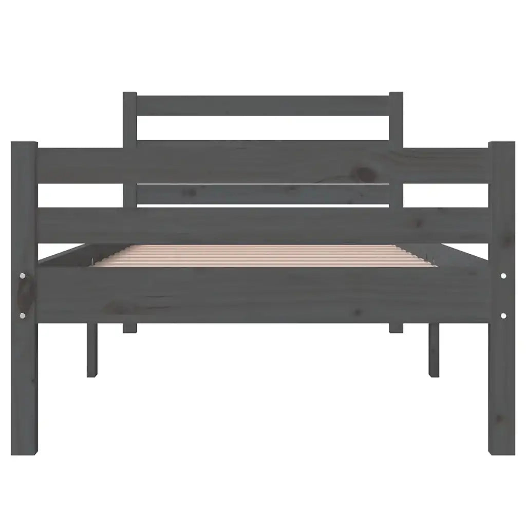 Giroletto Grigio in Legno Massello 100x200 cm 814811