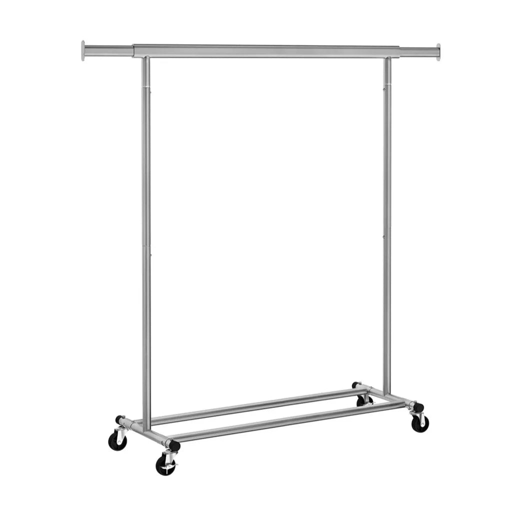 Appendiabiti con ruote portata 90 kg grigio 12_0003723
