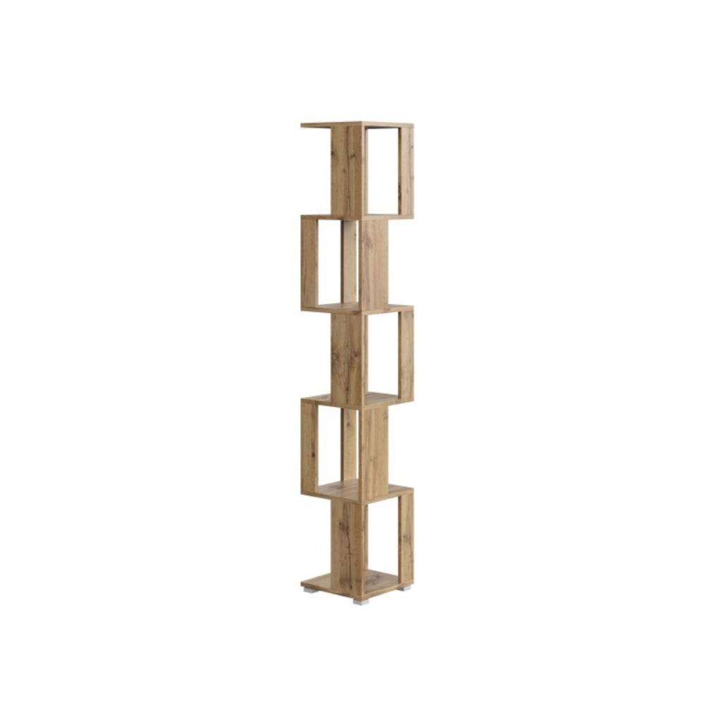 Libreria Stante Alto SOLA - Rovere Wotan - Larghezza 29 cm, Altezza 168 cm, Profondit? 29 cm