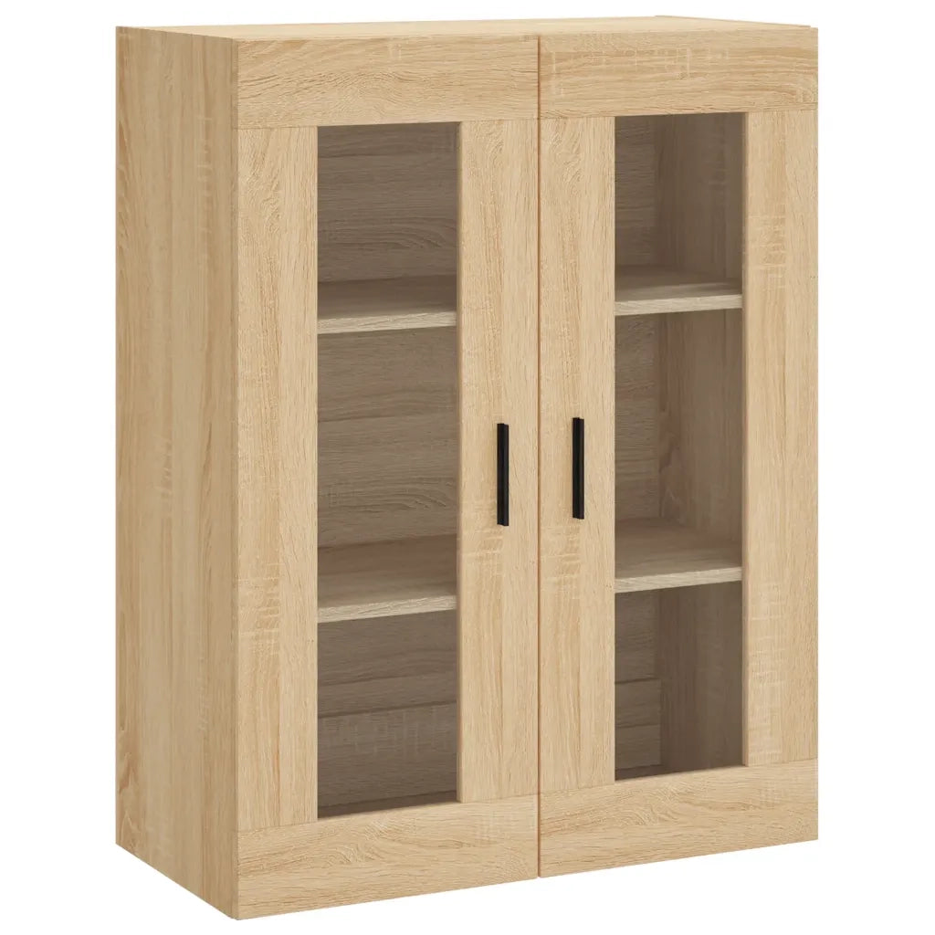 Armadietti a Parete 2 pz Rovere Sonoma in Legno Multistrato CFW2439424