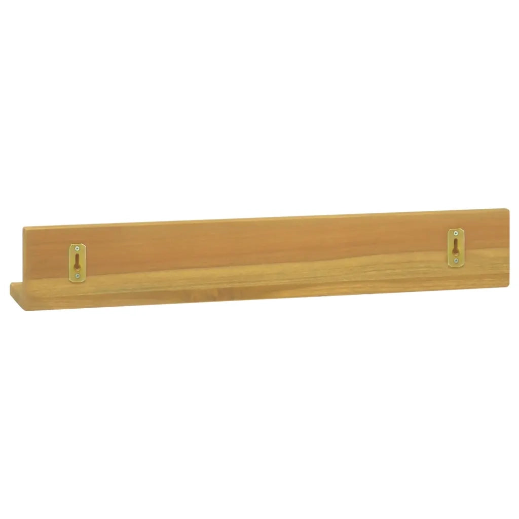 Mensole da Parete 2 pz 60x10x10 cm in Legno Massello di Teak cod mxl 33046