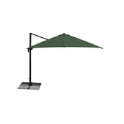 Ombrellone a palo laterale Antibes Q300x300 cm Made in Italy - Verde