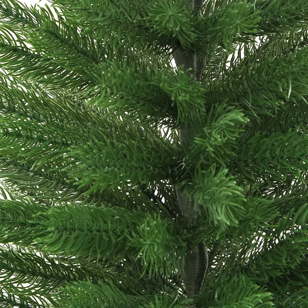 Albero di Natale Artificiale-Albero Natalizio Sottile con Base 520 cm PE