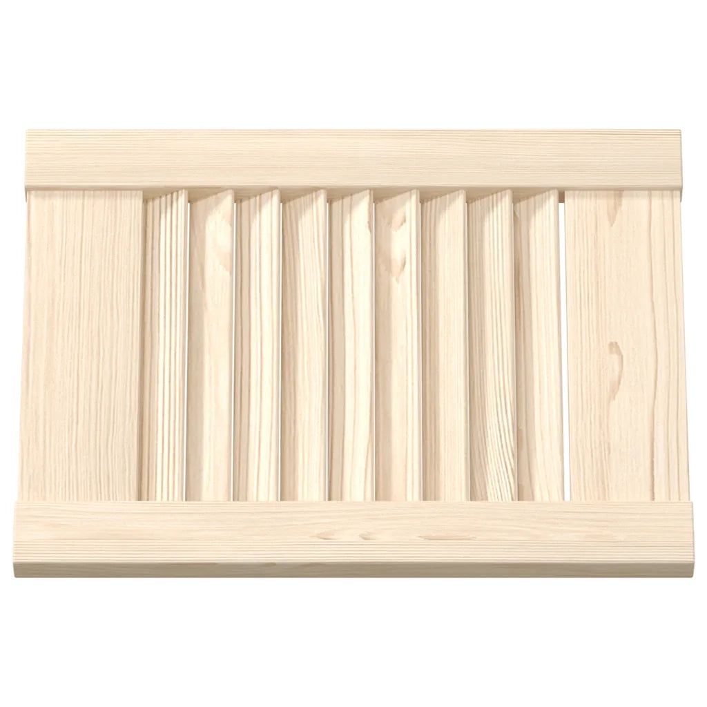 vidaXL Ante con Design a Lamelle 4 pz 39,5x29,5 cm in Legno di Pino