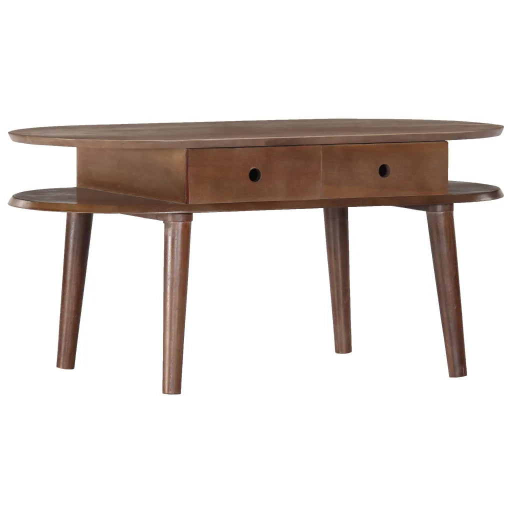 Tavolino da salotto | Tavolino da caff¨¨ | Tavolino da Soggiorno 100x50x46 cm in Legno Massello di Acacia
