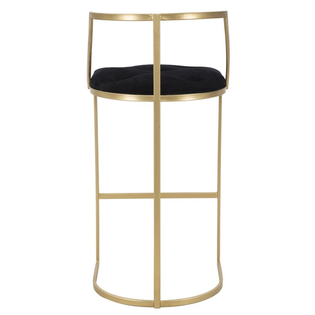 Sgabello Alto VKH450, Oro, Metallo, 45x45x90 cm