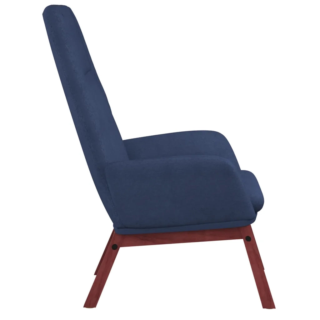 Sedia Relax Blu in Tessuto 341387
