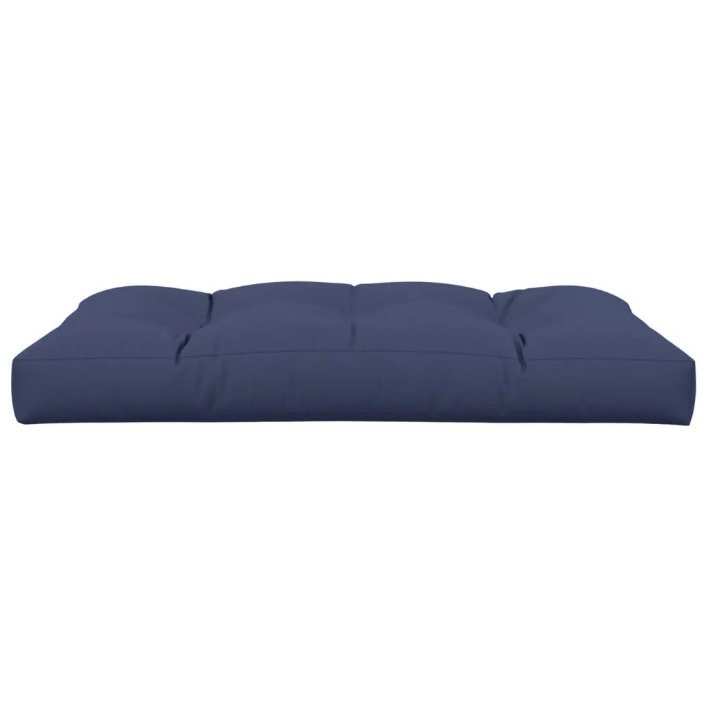Cuscino per Pallet Blu Marino 120x80x12 cm in Tessuto