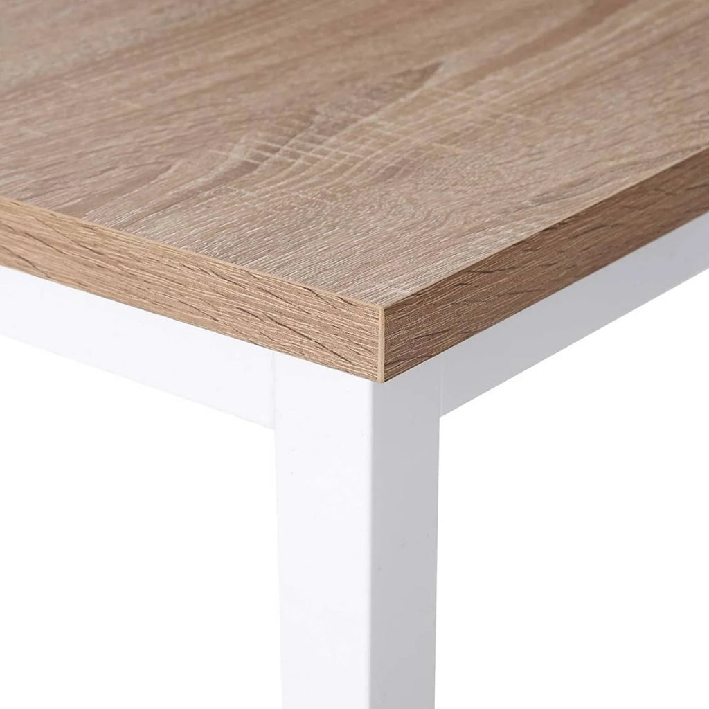 Tavolo da bar tavolo da cucina in truciolare e metallo tavolo da bistrot tavolo alto 102 cm rovere chiaro 19_0000009
