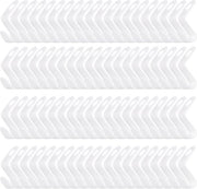 Hangers per forza in bianco - Riduzione dello spazio - Attacco di connessione - Organizzatore della cabina armadio - 80 pezzi