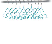 Confezione da 20 grucce per bambini con rivestimento in PVC turchese 13_0002487_2