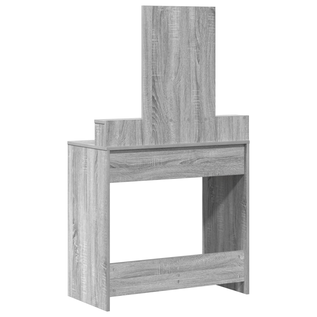 Grigio sonoma Legno ingegnerizzato, Specchio 79 x 41 x 140 cm