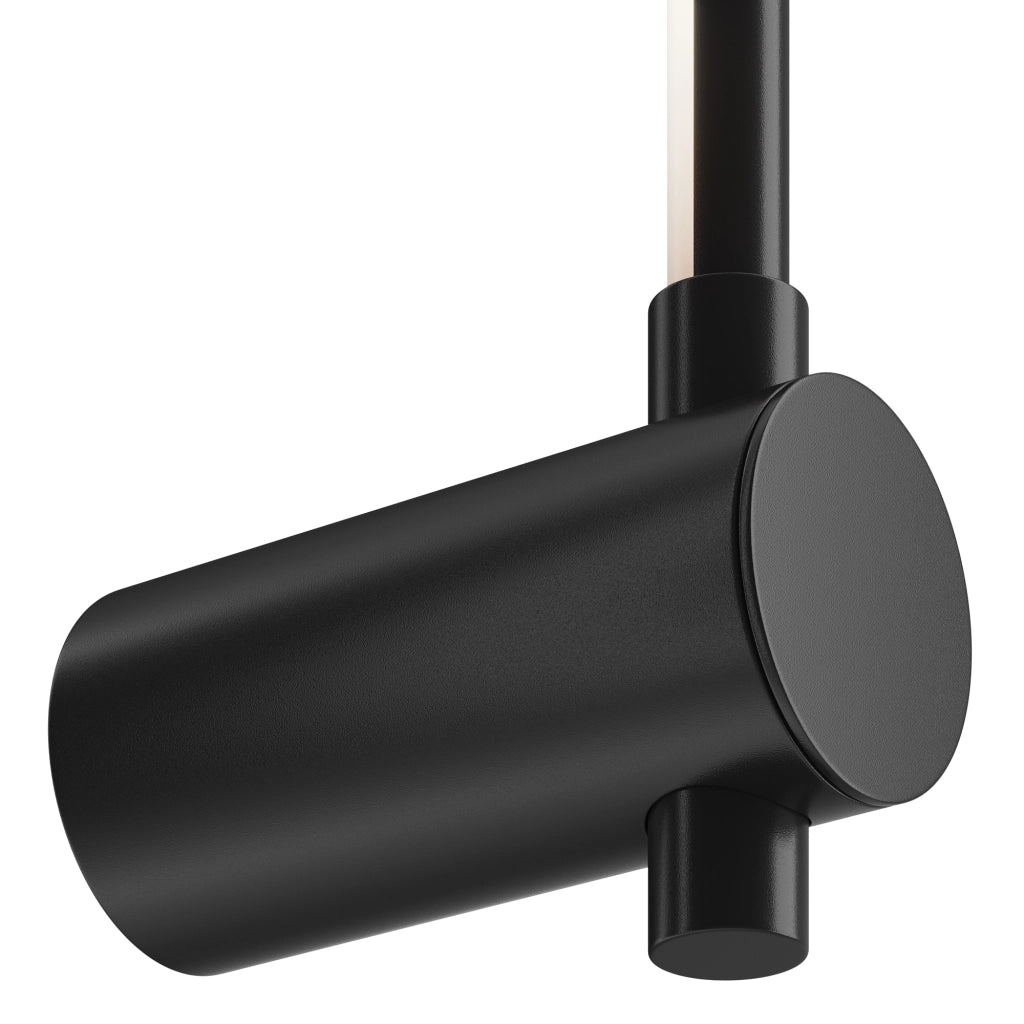Applique lineare LED Rotta nera Maytoni 6W 3000K MOD413WL-L6B3K