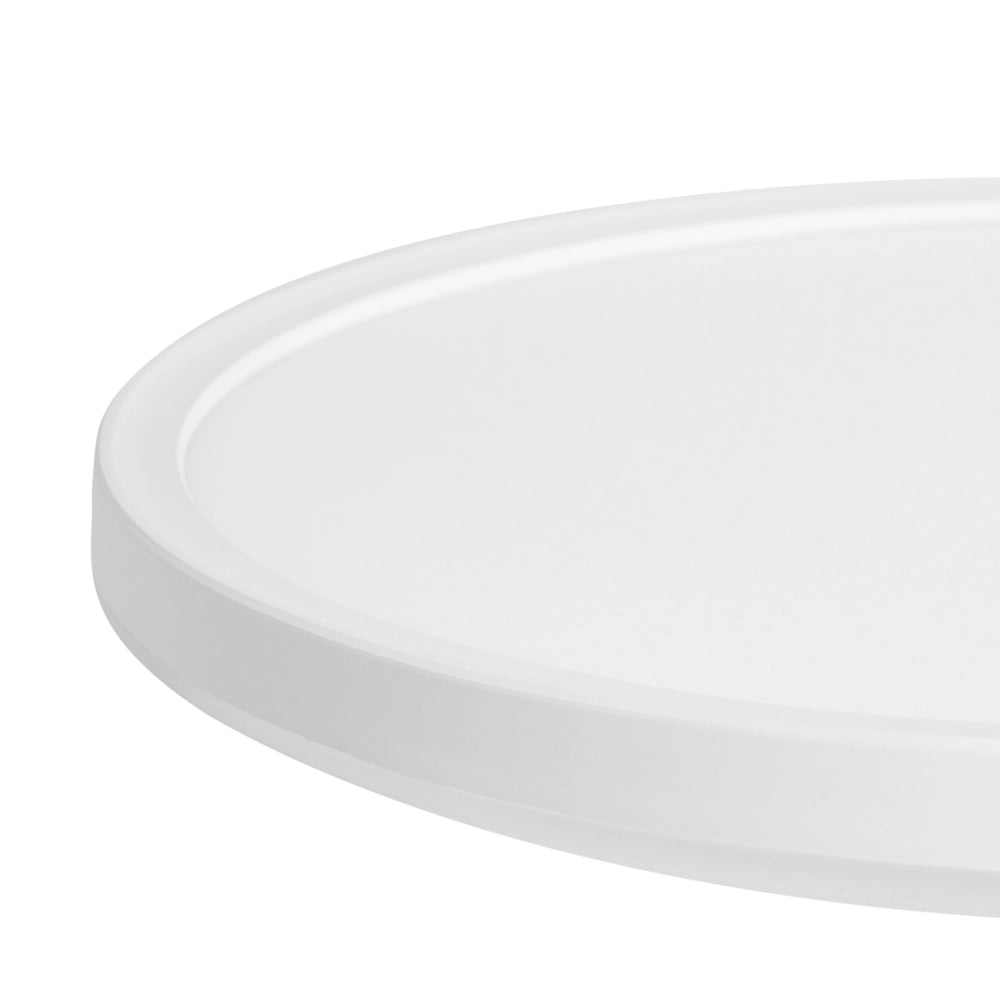 Plafoniera LED Bianca 42 cm Sintetica Rotonda Pannello Luminoso LED a Filo Soffitto con Telecomando
