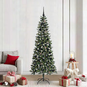 Albero di Natale artificiale con 300 LED Verde 210 cm 3395833