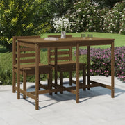 Tavolo da Giardino Ambra 159,5x82,5x110cm Legno Massello Pino 824098