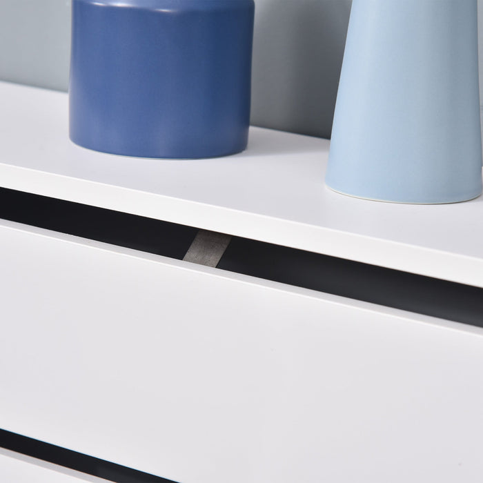 Copritermosifone in Legno MDF Bianco 112x19x81 cm