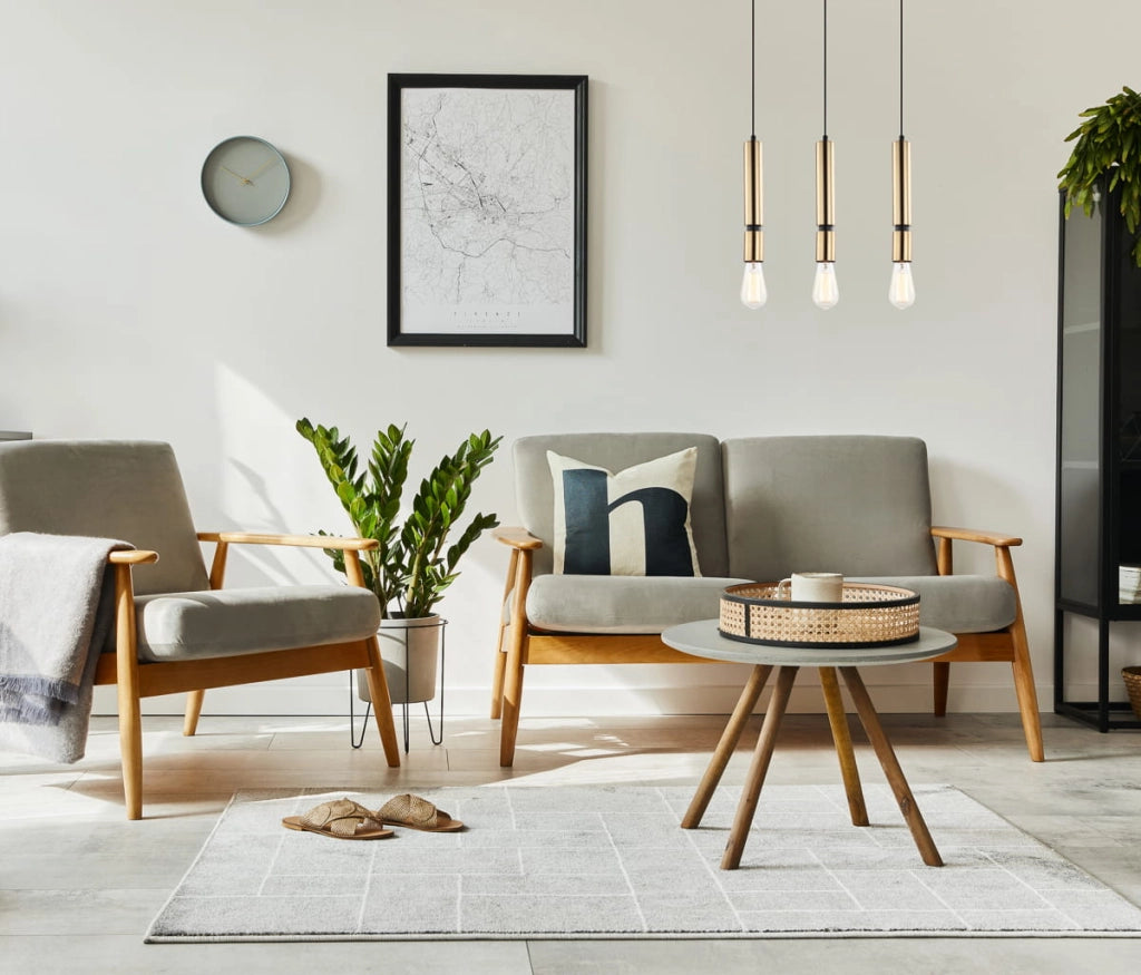 Lampadario Italux Torla moderno nero/ottone 3xE27 IP20