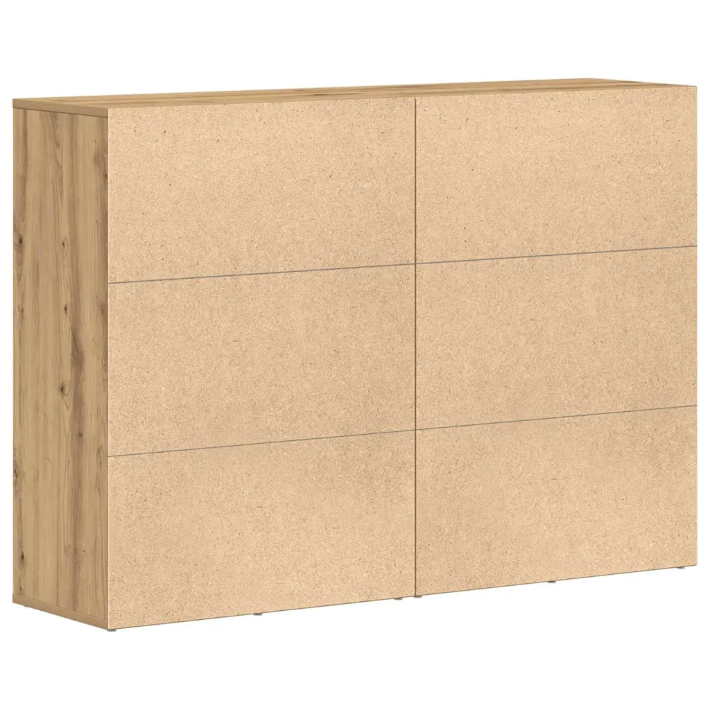 Credenza con cassetto 2 pcs Rovere artigianale 60 x 31 x 84 cm 3334312