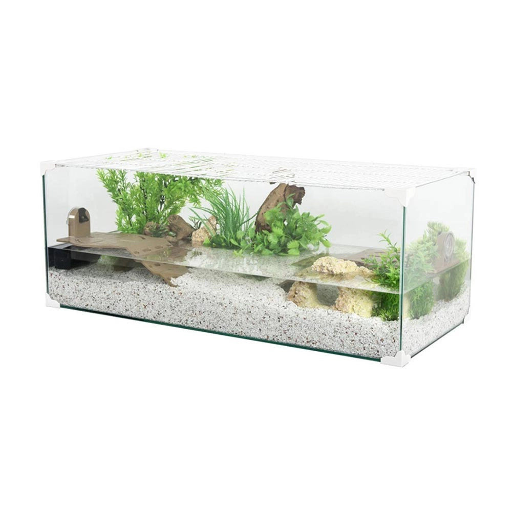 Zolux Karapas Aqua 80 - tartarughiera 48L cm80,5x35,5x30,5h Colore: Bianco