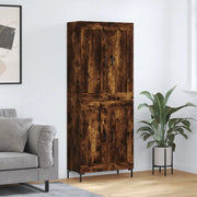 Credenza Rovere Fumo  69,5x34x180 cm in Legno Multistrato 3199686