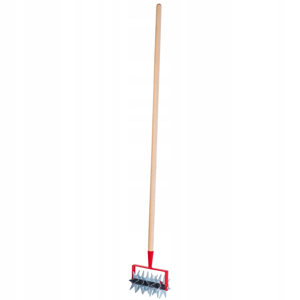 KADAX Coltivatore manuale per la lavorazione del terreno, arieggiatore da giardino, 145 cm, rotativo