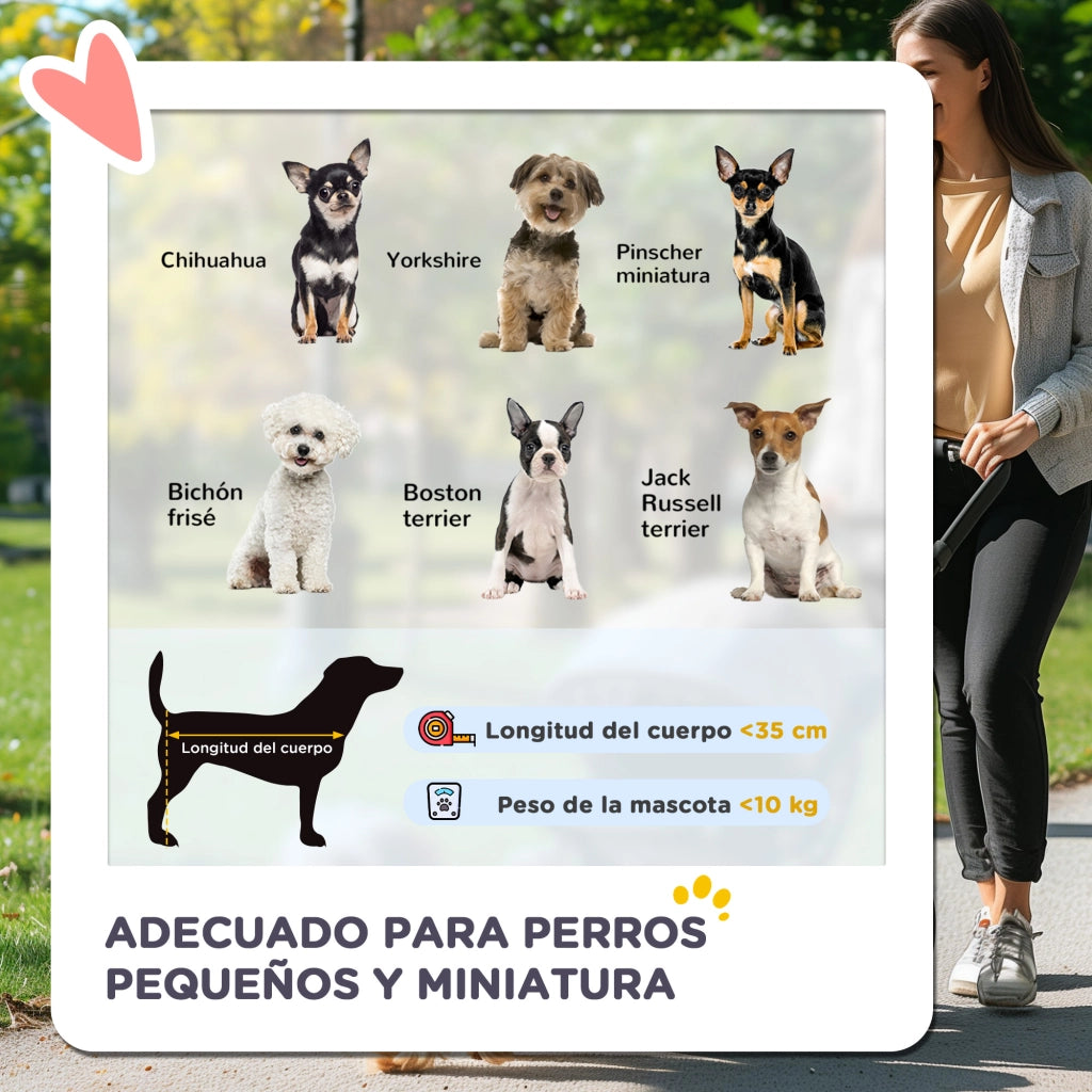 Carretto per Cani Piccoli 3 in 1 ¨C zephmum ¨C Rosa
