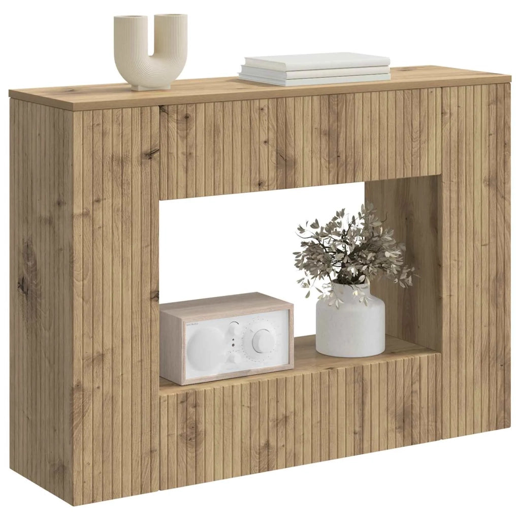 Tavolo consolle Rigato Rovere Artigianale 101 x 29 x 74 cm 899885
