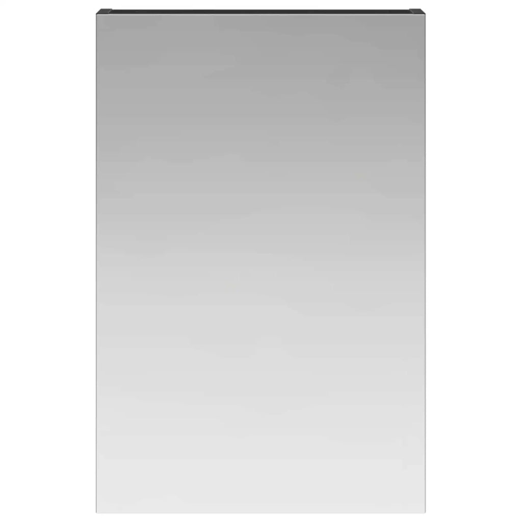 Mobiletto per specchio da bagno Rovere Nero 40 x 10,5 x 60,5 cm