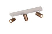 Faretto soffitto TARYN 3xGU10 beige metallo RL