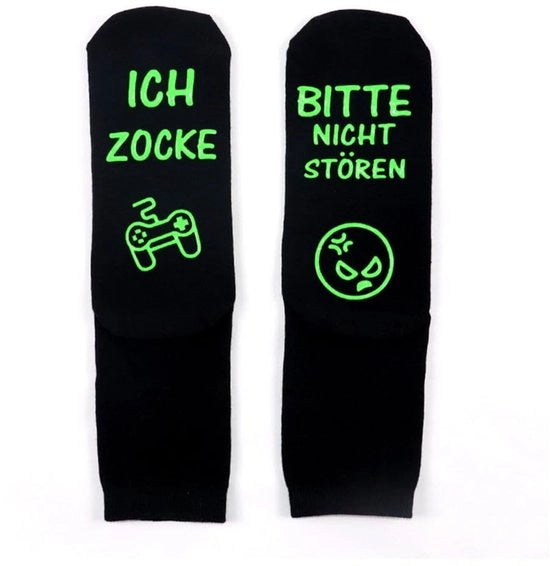 Calzini Antiscivolo per Giocatori - Regalo per Adolescenti - Adatto Uomini/Donne - Calzini da Gioco - Unici e Umoristici - Calzini da Gioco per Gamer