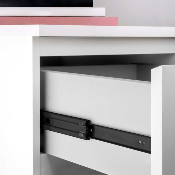 Set 10 Guide Cassetto con Chiusura Soft 45x500 mm in Acciaio Emuca Nero