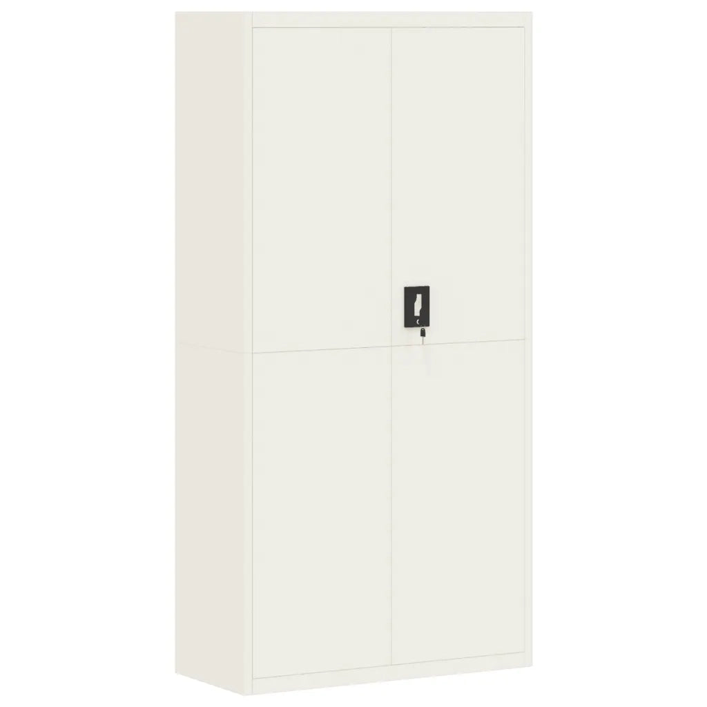 Armadio Classificatore Bianco 90x40x180 cm in Acciaio 339752
