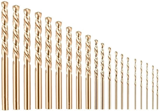 20 pezzi 05-24 mm HSS micro-bits M35 punte a brocca per foratura acciaio inox acciaio inox rapido acciaio di cobalto