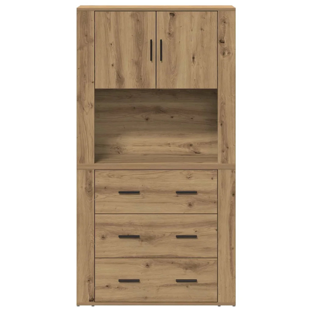 Credenza Rovere artigianale 80 x 33 x 150 cm Legno multistrato 3334344