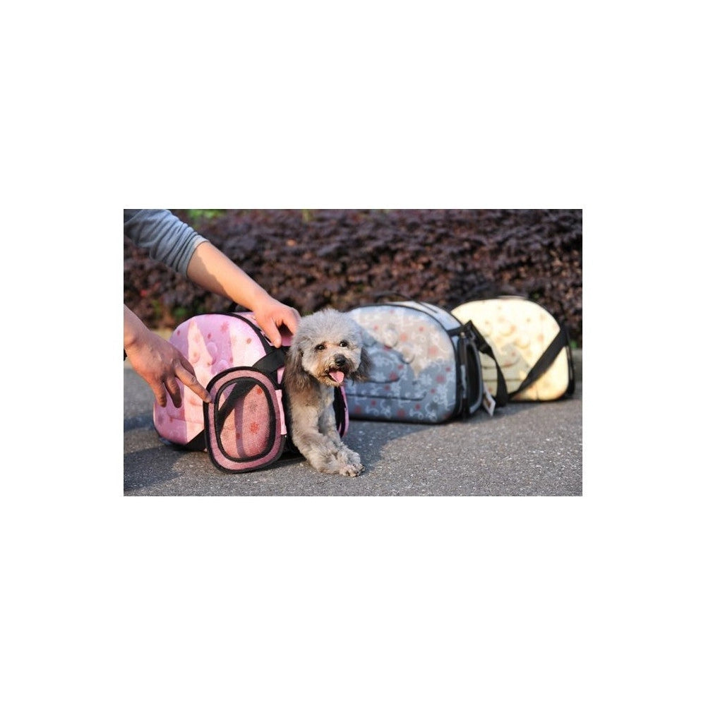 Trade Shop - Trasportino A Borsa Per Cani E Gatti Animali A Tracolla Portatile Richiudibile -