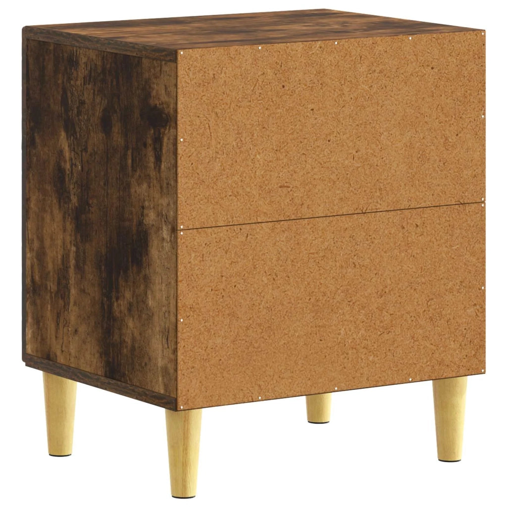 Comodino 2 pcs Rovere Fumo 43 x 34,5 x 50 cm 895036