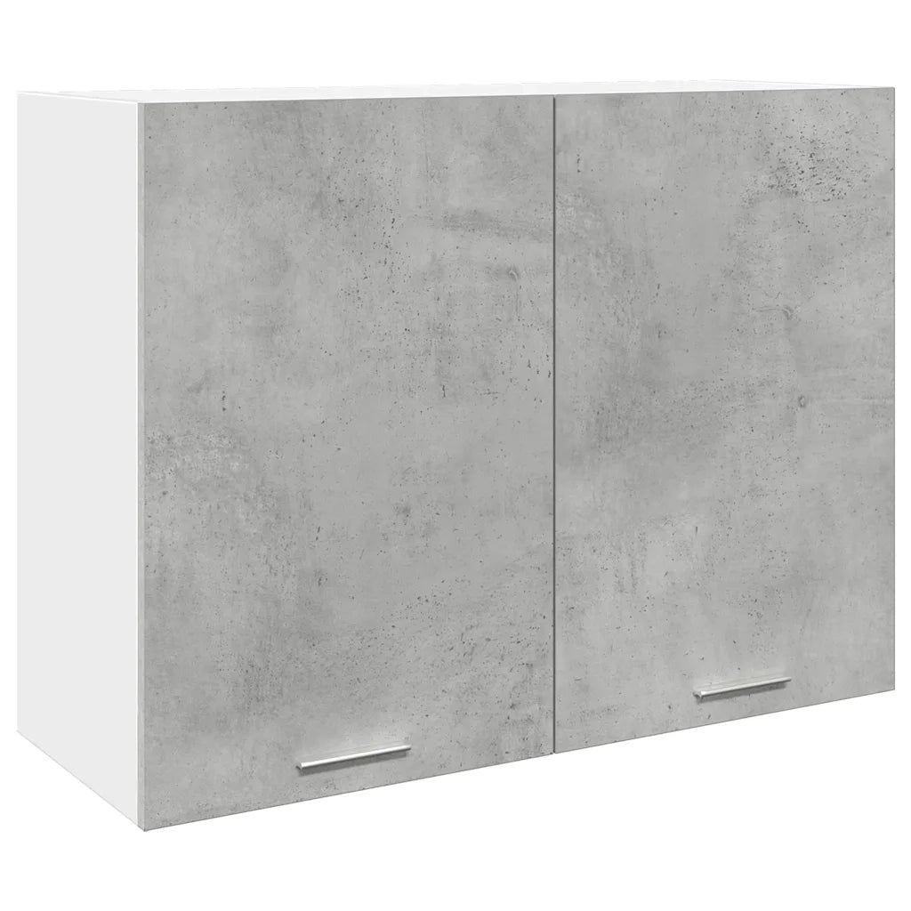 vidaXL Set Mobili da Bagno 7 pz “Lyon” Grigio Cemento