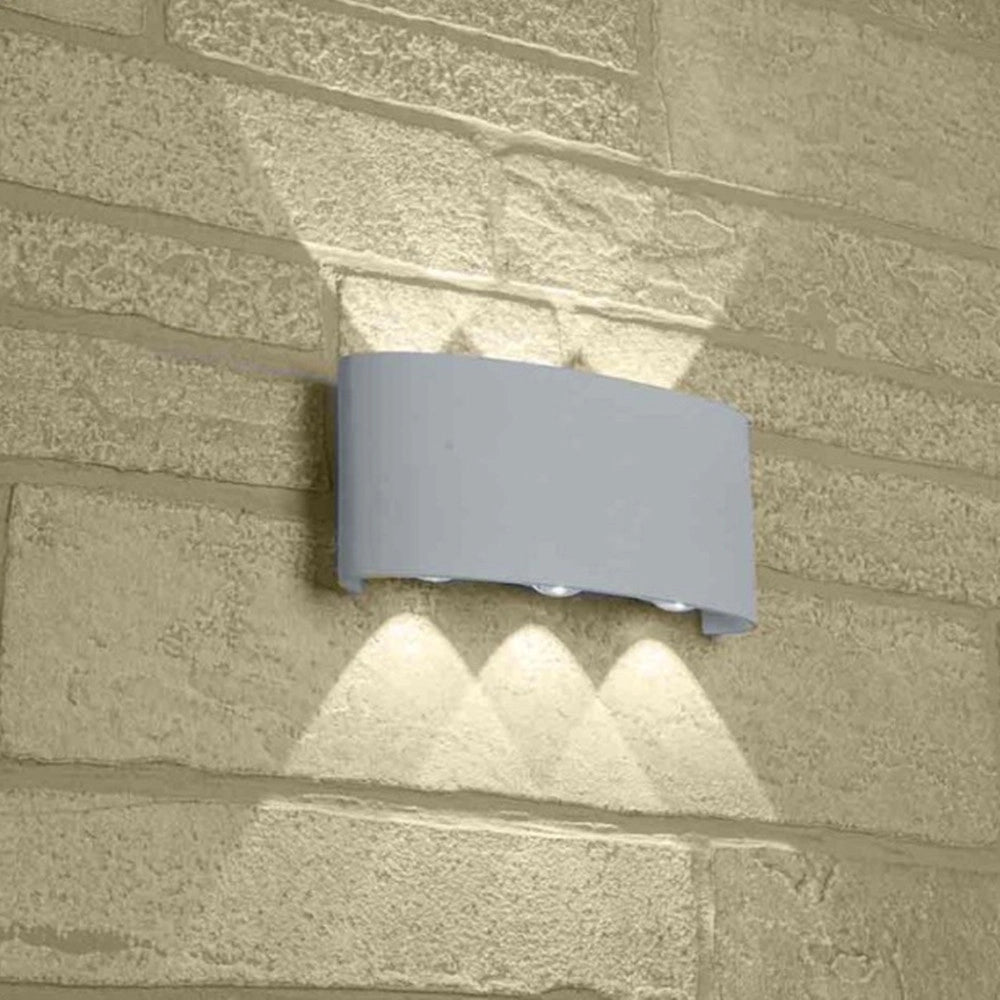 Trade Shop - Applique Lampada Led Da Muro Doppia Emissione Luminosa 16w Luce Selezionabile Cct Es68-3c -