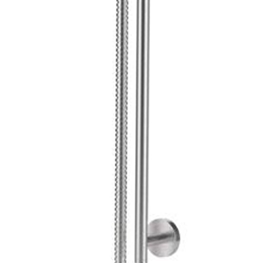 Saliscendi con doccino in acciaio inox spazzolato - Serie X Style Inox