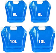Set di contenitori acqua collaudabili - 4 pezzi, 5L/10L, BPA libero
