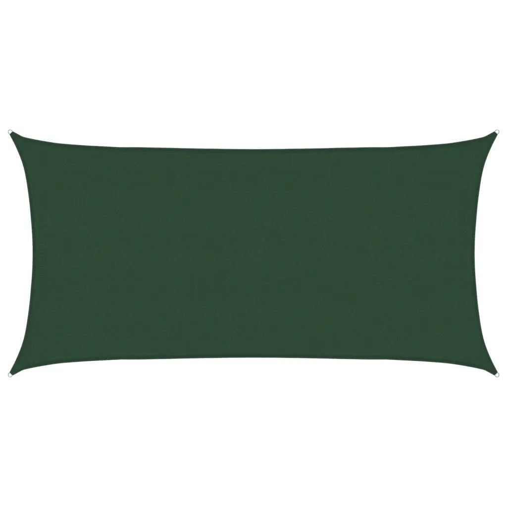 Vela Parasole 160 g/m² Verde Scuro 4x7 m in HDPE 311465