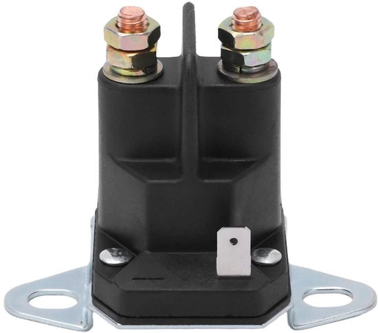Accessorio per Trattore 12V - Relè di Avvio Solenoide - Accessorio per Trattore da Giardino - Utilizzo per ATV/Scooter da Neve - Materiale ABS/Brass - Potenza 4,8W - Relè di Avvio