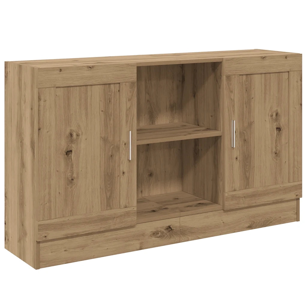 Credenza Rovere Artigianale 120x30,5x70 cm in Truciolato 856163