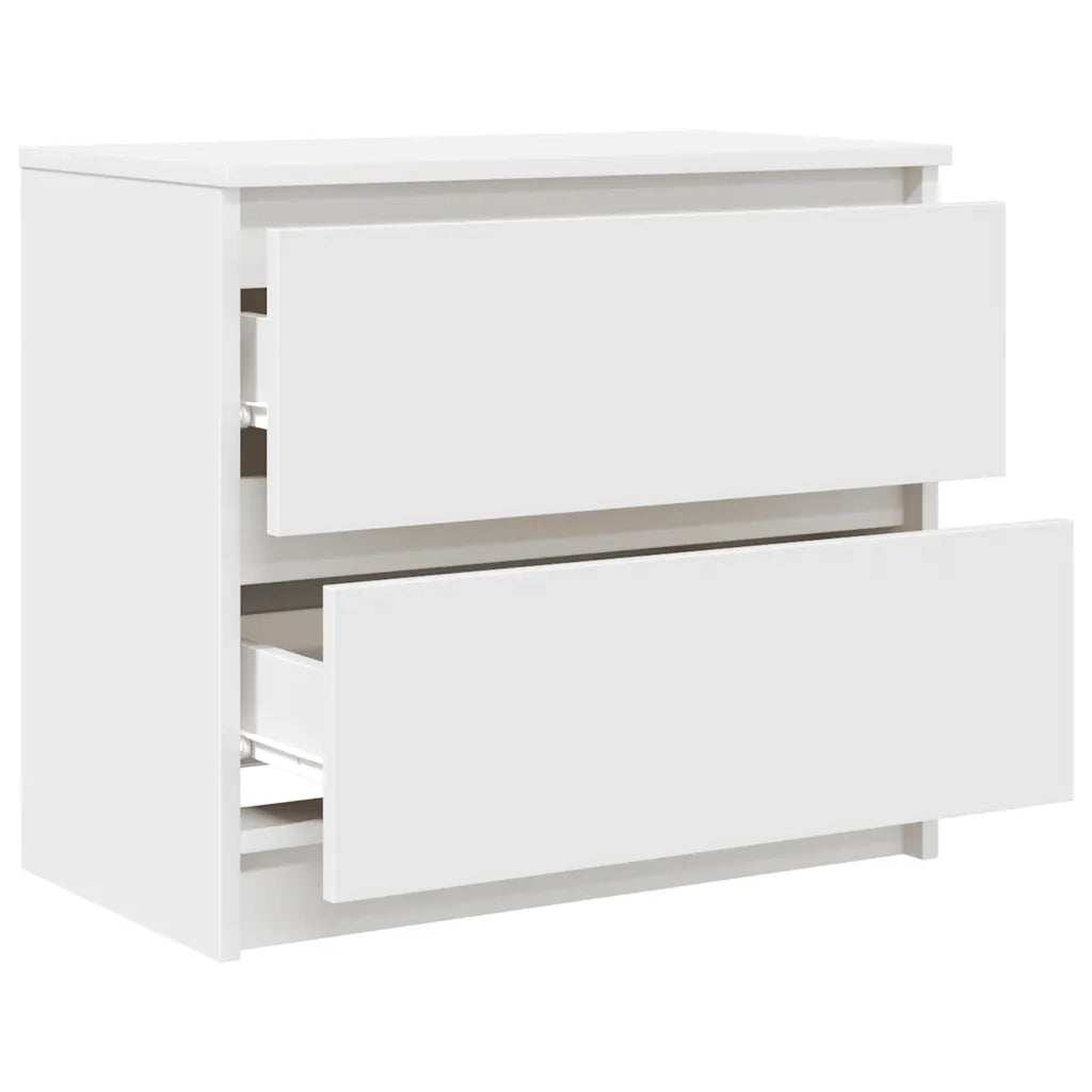 Mobile Porta TV Bianco 60x35x54 cm in Legno Multistrato