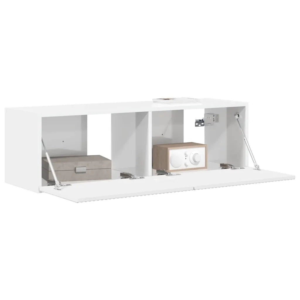 Mobile TV da parete-Mobile TV a Muro-Credenza TV Bianco Lucido 60 x 31 x 29.5 cm 182090